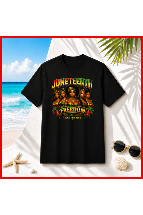 Juneteenth Freedom Queens Black Women Unisex T-Shirt T1799, S-5XL