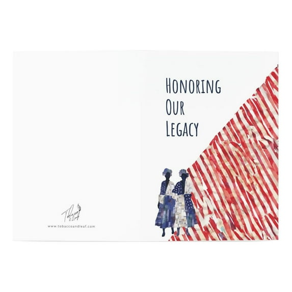 Juneteenth Greeting Card: Celebrating the American Spirit" - Greeting Cards (1, 10, 30, and 50pcs)