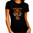 thumbnail image 1 of Juneteenth Melanin T-shirt for Women Freedom Day Womens Black Pride Tee, 1 of 6