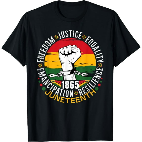 Juneteenth_Shirt Outdoor Tops Sports T-shirt Casual Graphics Tops Gift Tee Medium Man Women