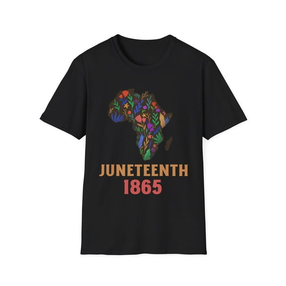 Juneteenth T-shirt for Men Freedom Day Mens Black Pride Tee