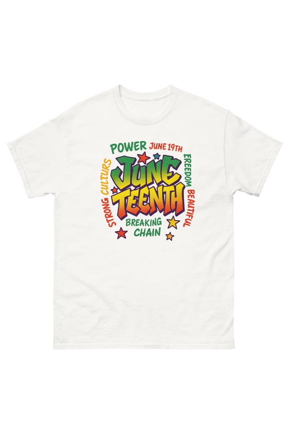 Juneteenth Unisex classic tee (White, L)