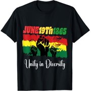 FLAICU Juneteenth_Unity_in_Diversity Funny For All Familly T-Shirt