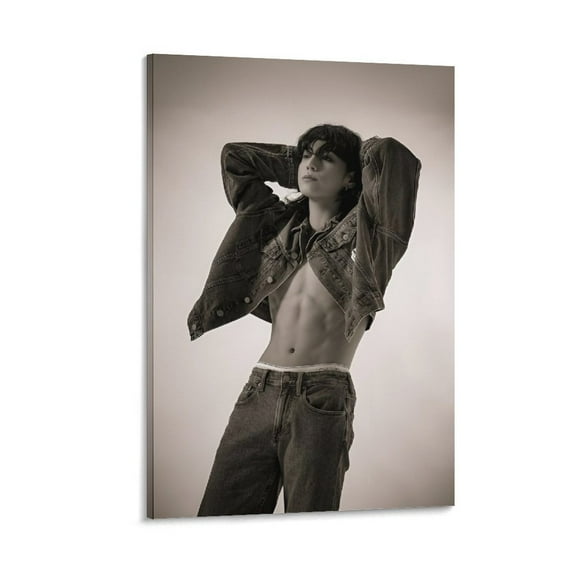 Jung Kook Poster (5) Posters Wall Art Painting Canvas Gift Living Room Prints Bedroom Decor Poster Artworks 16x24inch(40x60cm)
