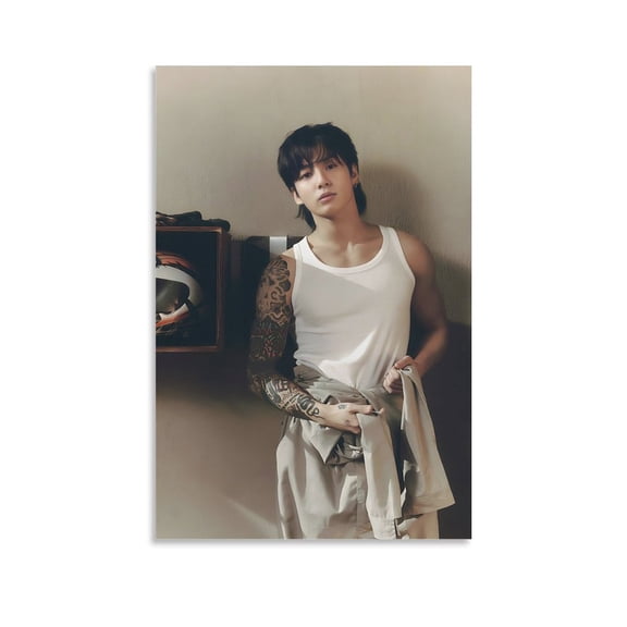 Jung Kook Poster (8) Posters Art Print Wall Photo Paint Poster Hanging Picture Family Bedroom Decor Gift 16x24inch(40x60cm)