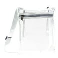 Jungdeepe Clear CrossBody Purse, Stadium Approved Clear Bag