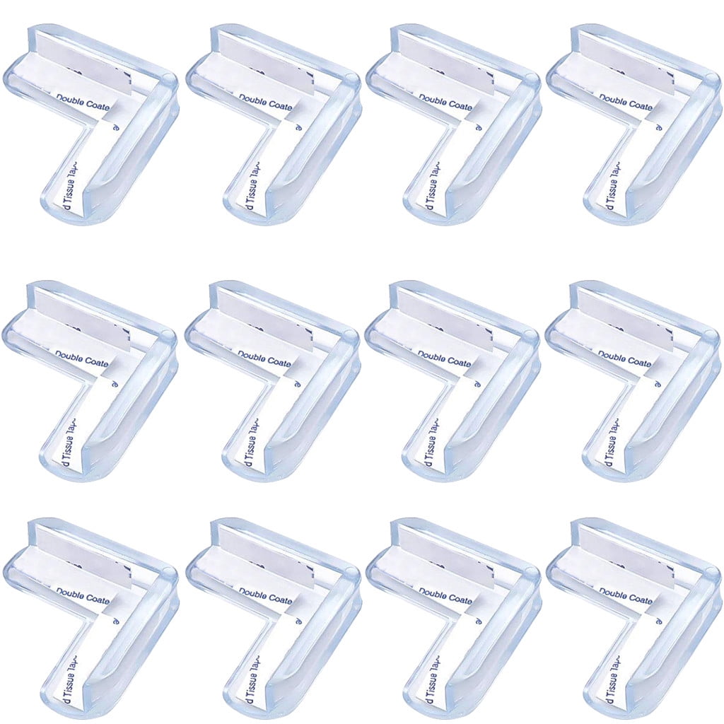 Jungdeepe Corner Guards 12Pcs Clear Corner Protectors High Gel Bab