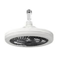 Jungdeepe Enclosed Profile Modern Ceiling Fan With LED Lights And