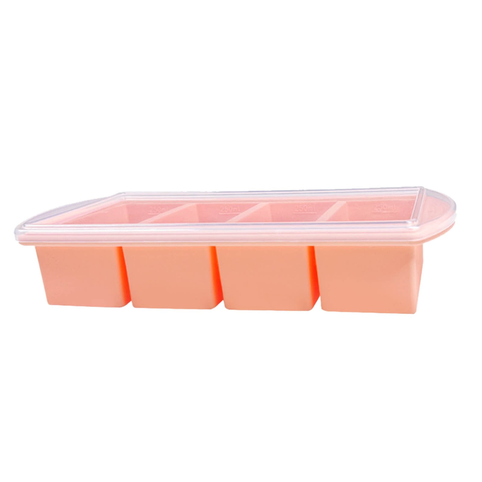Jungdeepe Large Silicone Ice Cube With Lid Soup Crisper Food Storage