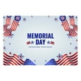 Jungdeepe Memorial Day Garage Door Decoration Garage Door Banner Mural