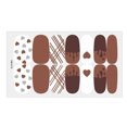 Jungdeepe Nail Stickers Style Full Wraps Polish Stickers SelfAshesive