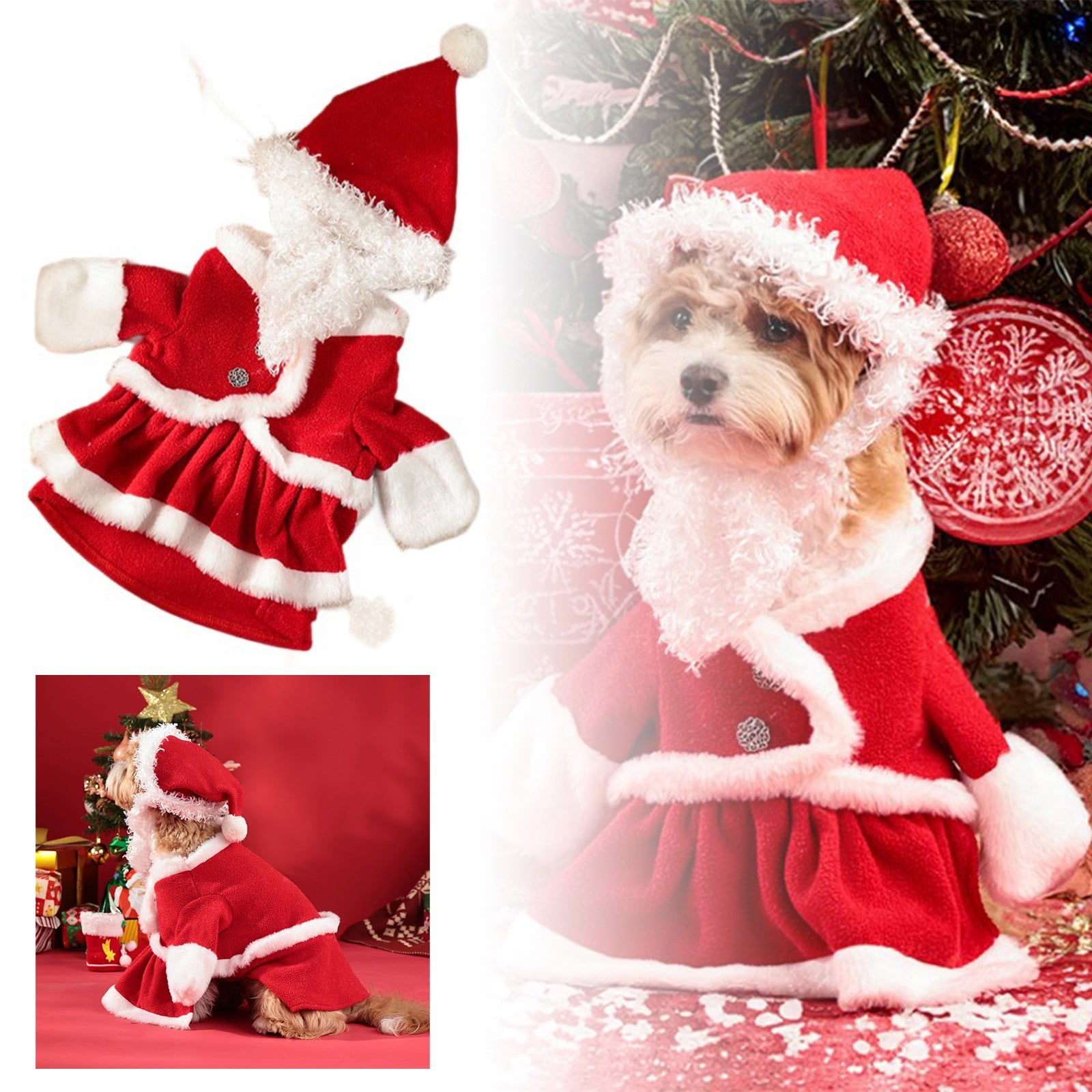 Jungdeepe Pet Christmas Clothes Dogs Christmas Transform Classic