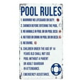Jungdeepe Pool Rules Sign, Indoor/Outdoor Swimming Pool Decorations