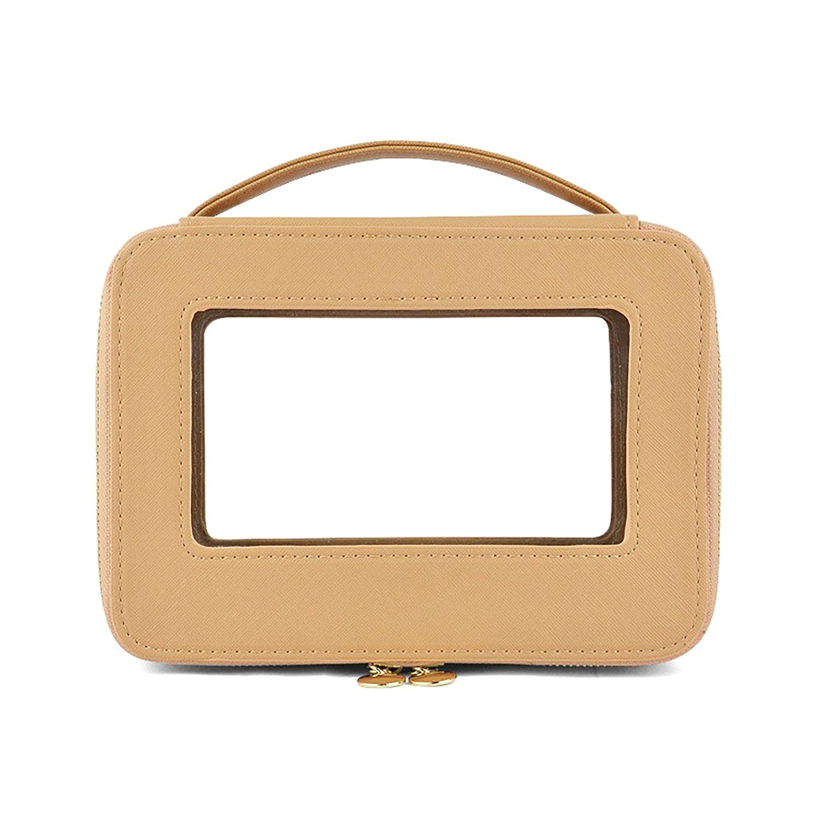 Jungdeepe Portable Makeup Organizer Bag Elegant Travel Cosmetic With