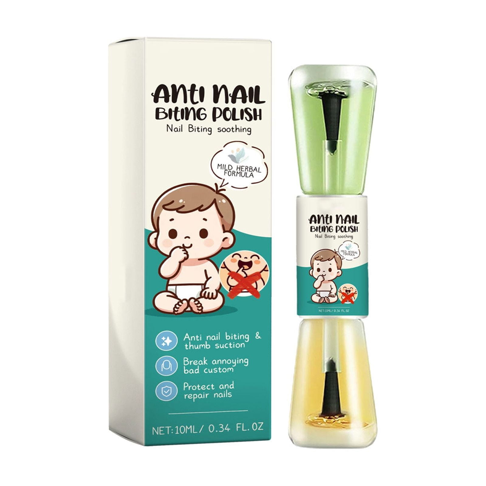 Jungdeepe Stop Nail Biting Polish Childproof Nail Biting Stop Nail