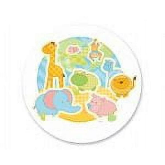 Jungle 7inch Round Edible Photo Image Cake Decoration