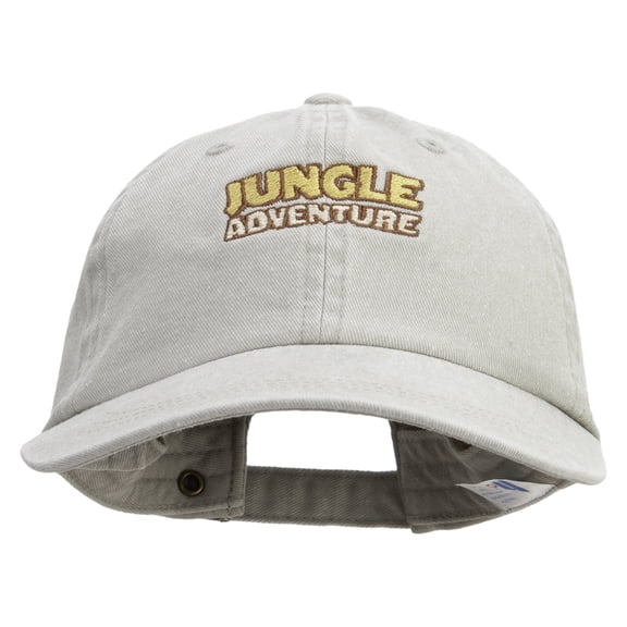 Jungle Adventure Embroidered Pigment Dyed Wash Cap - Putty OSFM