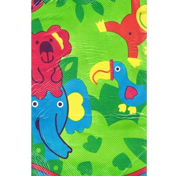 Jungle Animals 'Bright Safari' Paper Table Cover (1ct)