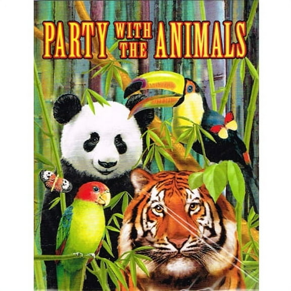 Jungle Animals 'Wild Animals' Invitations w/ Envelopes (8ct)
