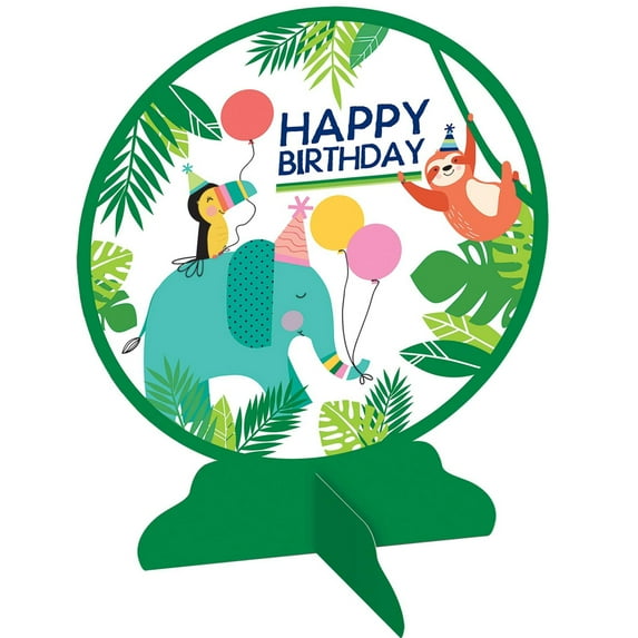 Jungle Birthday Table Centerpiece (1ct)