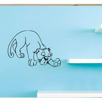 Jungle Book Baby Tiger Animal Cartoon Character Wall Sticker Art Decal for Girls Boys Kids Room Bedroom Nursery Kindergarten House Fun Home Decor Stickers Wall Art Vinyl Decoration Size (27x30 inch)