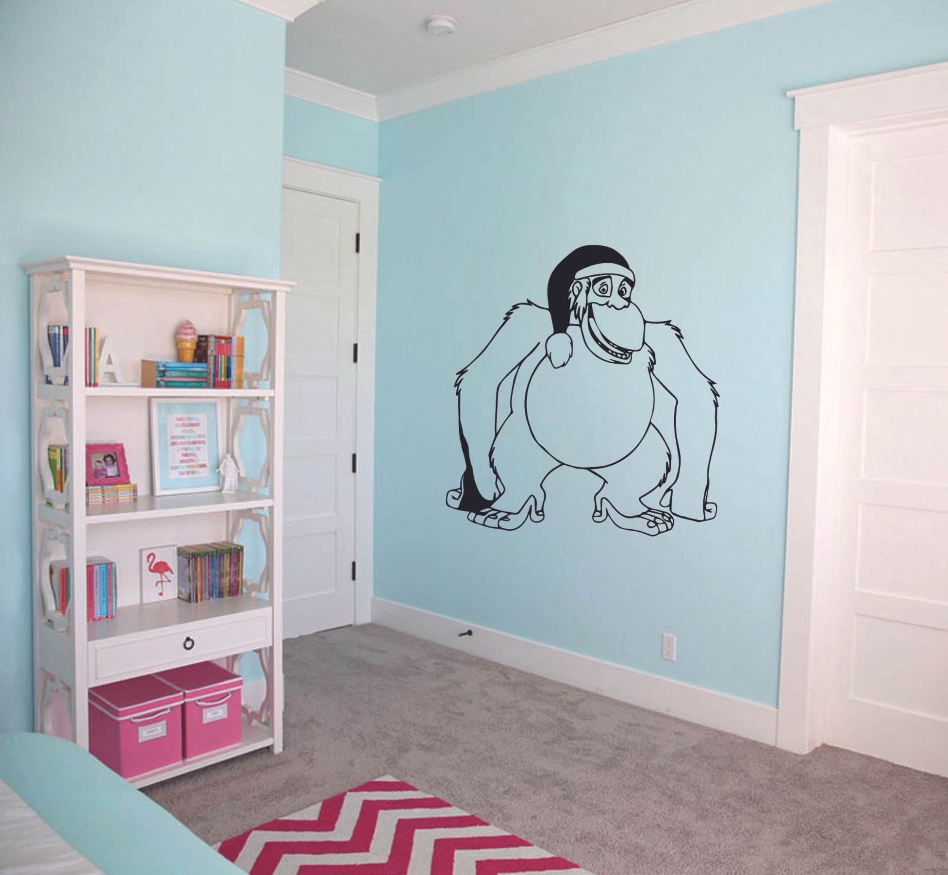 Jungle Book Skunk Animal Cartoon Wall Decal Sticker - 20x20 Inch Vinyl Art For Kids Room, Nursery, Bedroom Decor - View #3