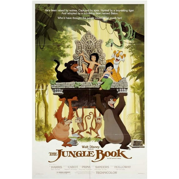 Jungle Book, The Movie Poster Print (27 x 40) - Item # MOVAJ8261