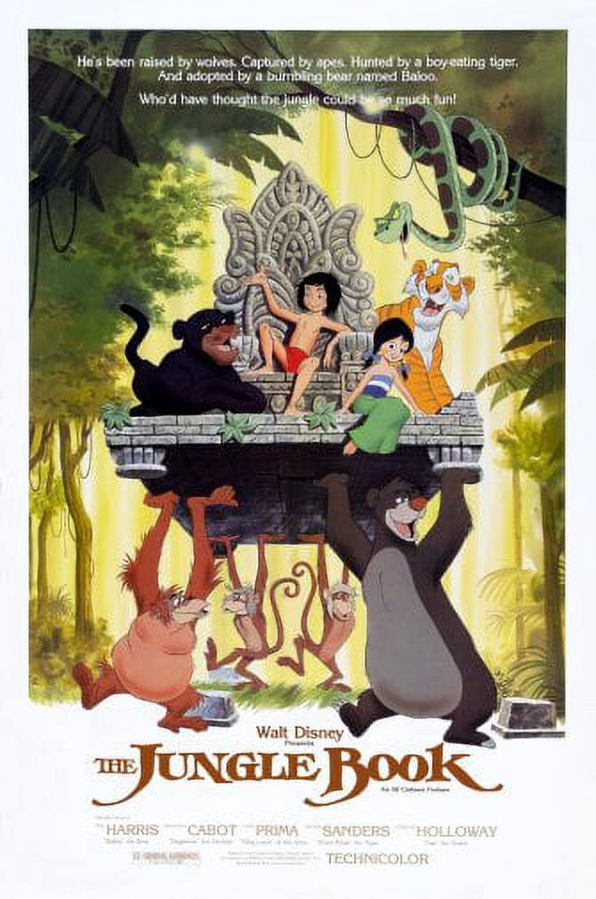 Jungle Book The Movie Poster Reprint 27Inx40In for any room 27x40 ...