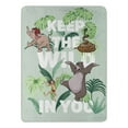 thumbnail image 1 of Northwest Jungle Book Micro Raschel Throw Blanket, 46" x 60", Wild in You, 1 of 5