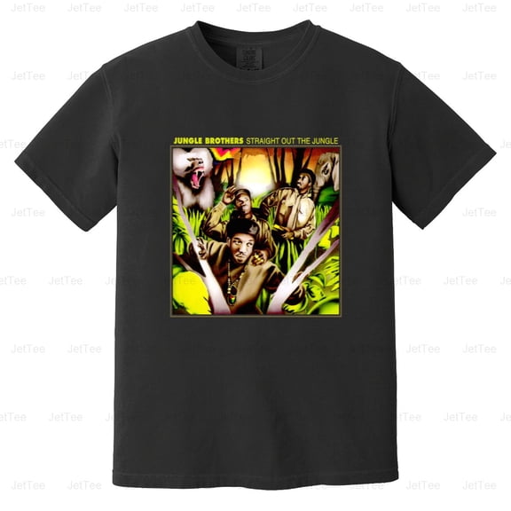 Jungle Brothers Straight Out The Jungle Hip Hop Native Tongues Comfort Color T-Shirt Unisex, up to 4XL