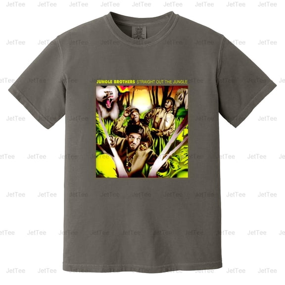 Jungle Brothers Straight Out The Jungle Vintage Retro Hip Hop Music Comfort Color T-Shirt Unisex, up to 4XL