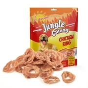 Jungle Calling Chicken Jerky Rings,Chewy Snacks Help Hip & Joint Health,Dog Treats