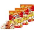 thumbnail image 1 of Jungle Calling Chicken Wrap Knotted Bones Dog Chews,Chicken Wrap Rawhide Bones Training Treats (Pack of 3), 1 of 8