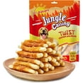thumbnail image 1 of Jungle Calling Dog Treats,  Chicken Wrapped Biscuits Dog Treats for All Dogs, Rawhide Free Soft Chewy Treats,10.6oz, 1 of 7