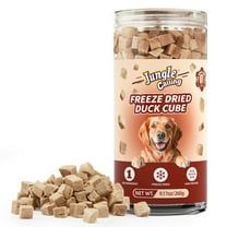 Jungle Calling Freeze Dried Dog & Cat Treats, Single Ingredient Duck Treats for Cats Dogs,9.17 oz