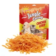 Jungle Calling Soft Training Treats for Dog&Cats, Mini Chicken Strips Training Snacks,Grain Free