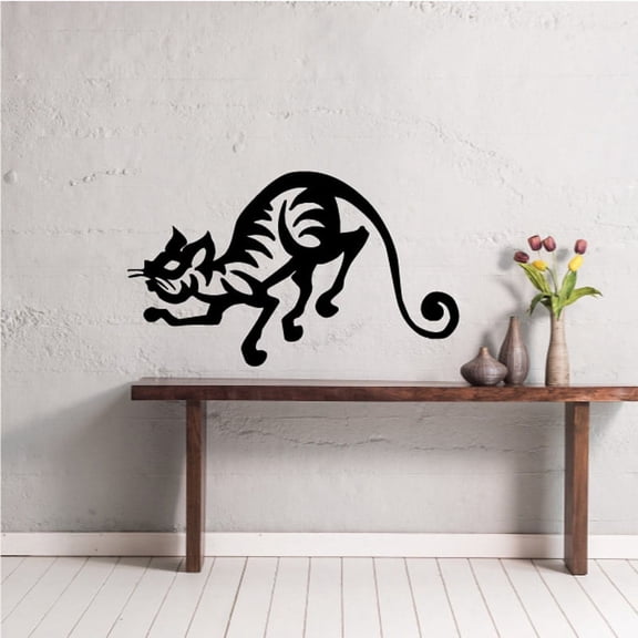 Jungle Cat Prowling Decal - 36 Inches