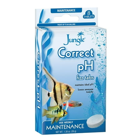 Jungle Correct PH Tank Buddies, Aquarium PH Neutralizer, 8 Count