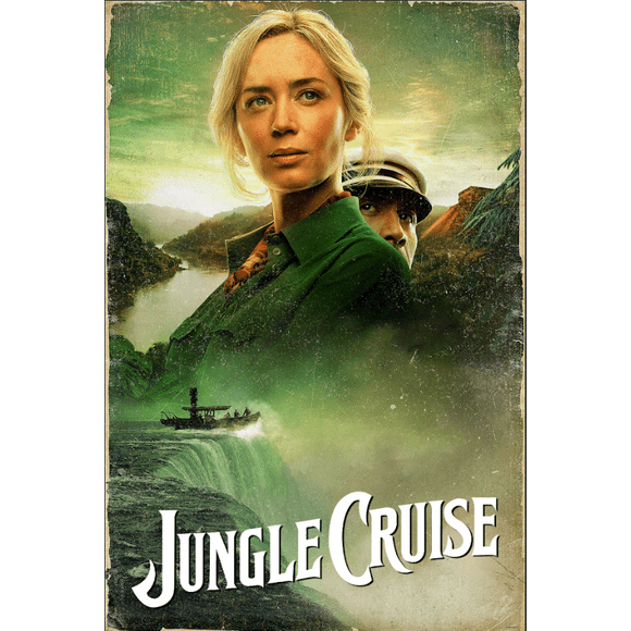 Jungle Cruise 2021 Movie Poster 24x36 - Dwayne Johnson Emily Blunt Jungle