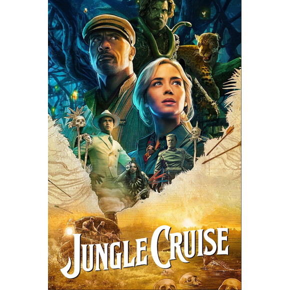 Jungle Cruise 2021 Movie Poster 24x36 - Thrilling Adventure with Dwayne Johnson