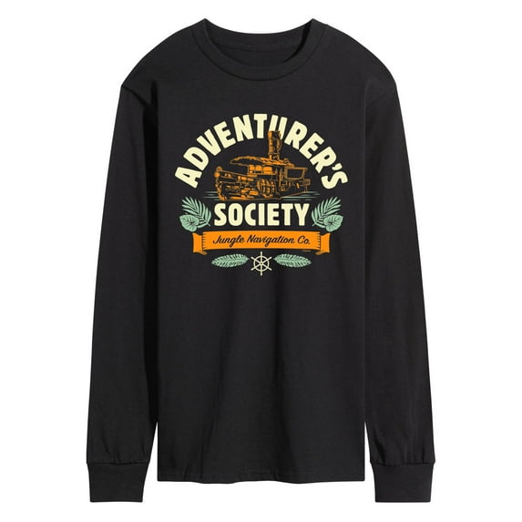 Jungle Cruise - Adventurer's Society - Men's Long Sleeve T-Shirt