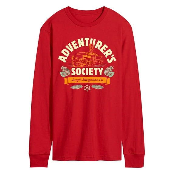 Jungle Cruise - Adventurer's Society - Men's Long Sleeve T-Shirt