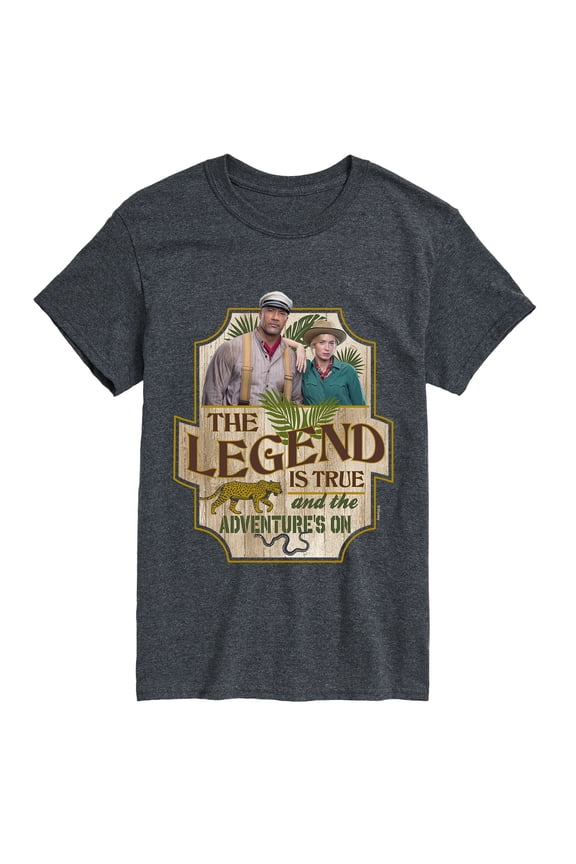 - The Legend Is True - Men's Short Sleeve Graphic T-Shirt