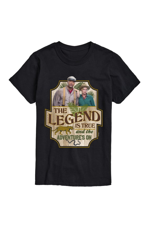 - The Legend Is True - Men's Short Sleeve Graphic T-Shirt