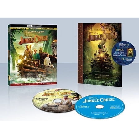Jungle Cruise (4K Ultra HD, Blu-Ray, Digital Code, eBook) (Walmart Exclusive) [2021]
