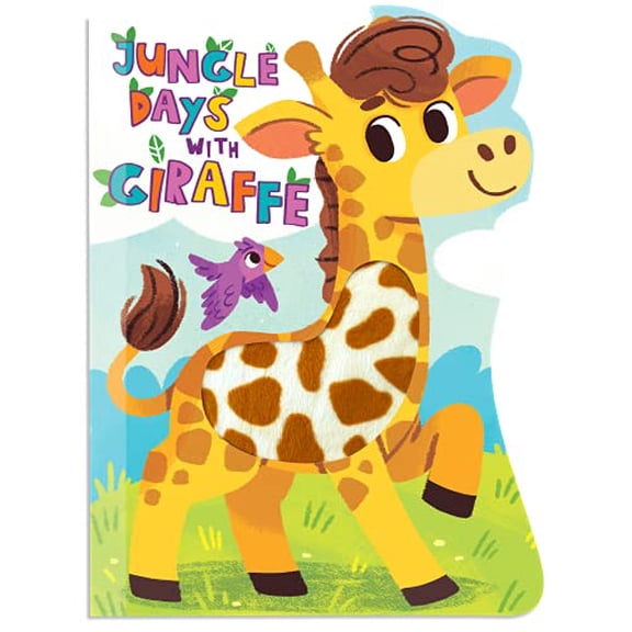 Pre-Owned Jungle Days with Giraffe - Touch and Feel Board Book - Sensory Board Book (Touch & Feel Sensory Board Books for Baby & Toddler Time) (Unknown) 195375676X 9781953756763
