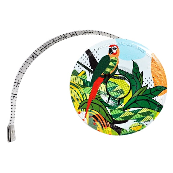 Jungle Designs 60 Inch Tape Measure Parrot
