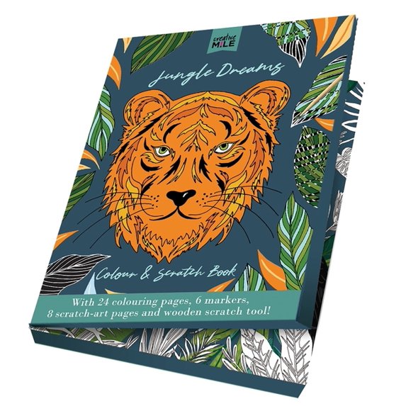 Jungle Dreams: Colour & Scratch Book, (Paperback)