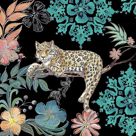 Jungle Exotica Leopard II Poster Print by Tre Sorelle Studios Tre Sorelle Studios (24 x 24 )