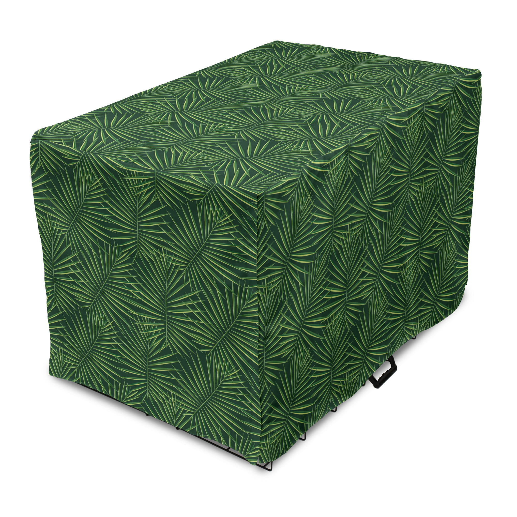Photo inspiration: Gallery Detail: Jungle Foliage Dog Crate Cover Simplistic Continuous Palm Leaves In